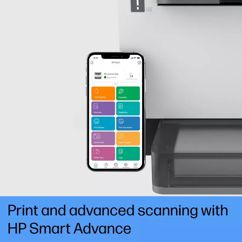HP LaserJet Tank MFP 2604dw spausdintuvas, lazerinis, vienspalvis, 600 x 600 DPI, A4, tiesioginis spausdinimas, pilka