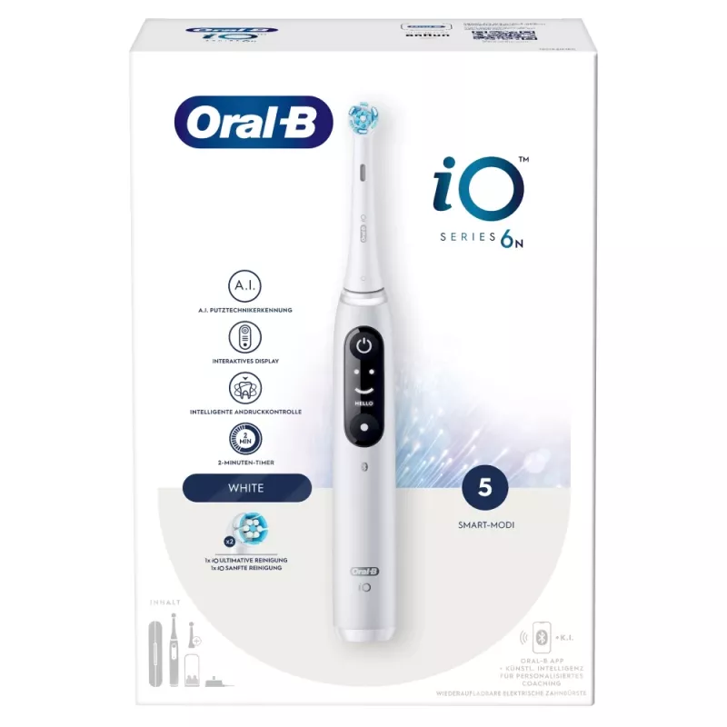 Oral-B 445234 elektrinis dantų šepetėlis suaugusiems, vibracinis, baltas