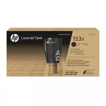 HP 153X juodos spalvos originalus LaserJet Tank dažų papildymo rinkinys, 5000 puslapių, juoda, 1 vnt.