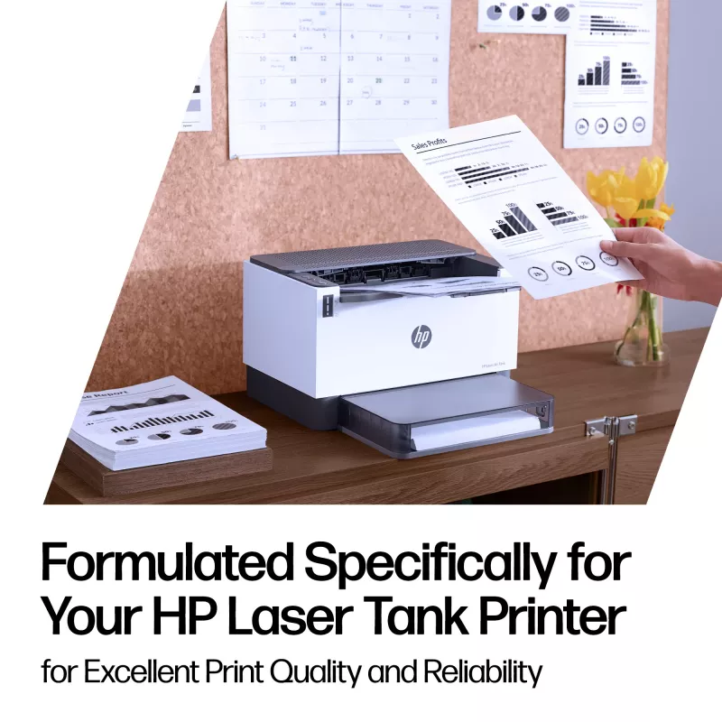 HP 153X juodos spalvos originalus LaserJet Tank dažų papildymo rinkinys, 5000 puslapių, juoda, 1 vnt.