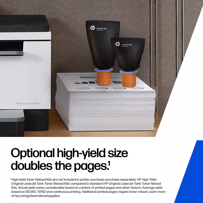 HP 153X juodos spalvos originalus LaserJet Tank dažų papildymo rinkinys, 5000 puslapių, juoda, 1 vnt.