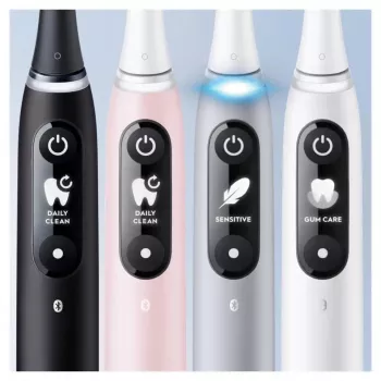 Oral-B iO Series 6 beslotis dantų šepetėlis suaugusiems, juodas