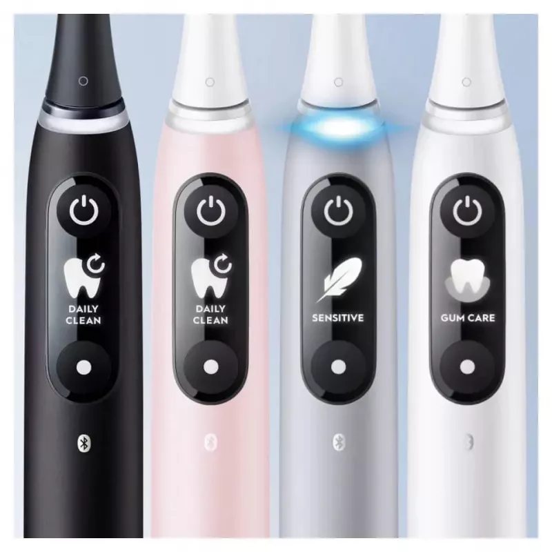 Oral-B iO Series 6 beslotis dantų šepetėlis suaugusiems, juodas