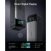Nešiojamas įkroviklis Anker 737 (A1289011) – 24000 mAh, 140 W, 2× USB-C + 1× USB-A, sidabrinis/juodas