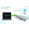 i-tec USB-C įkrovimo metalinis HUB 7 prievadų USB 3.2 Gen 1 Type-C Type-A