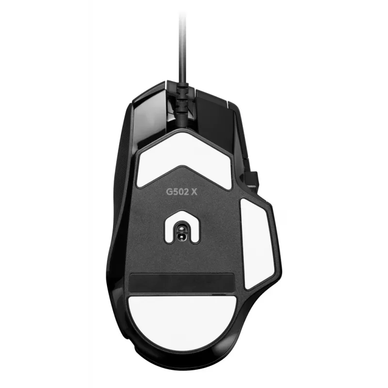 LOGITECH G502 X žaidimų pelė - USB - juoda