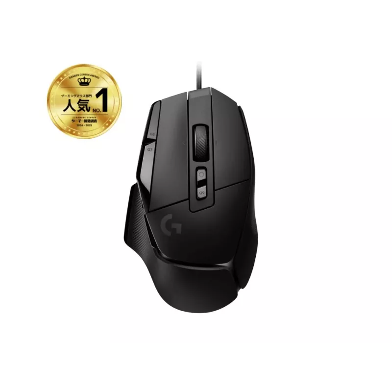 LOGITECH G502 X žaidimų pelė - USB - juoda