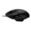 LOGITECH G502 X žaidimų pelė - USB - juoda