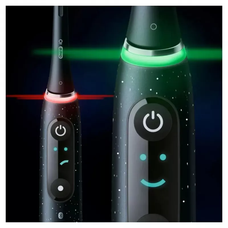 Oral-B iO Series 10 suaugusiųjų sukamoji-osciliuojanti dantų šepetėlis juodas