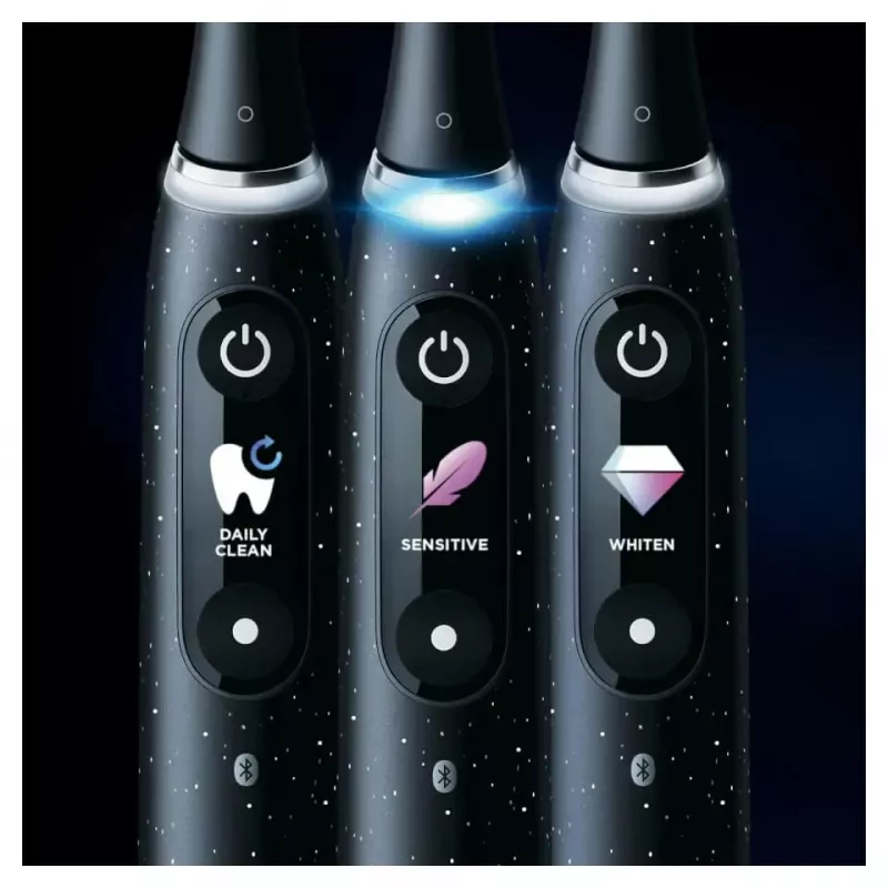 Oral-B iO Series 10 suaugusiųjų sukamoji-osciliuojanti dantų šepetėlis juodas