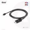 CLUB3D MiniDisplayPort 1.4 į HDMI 4K120Hz arba 8K60Hz HDR10+ kabelis M/M 1,8m