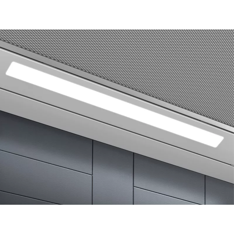 Įmontuojamas gartraukis Electrolux LFP616X, 598 mm plotis, 600 m³/h, pilkas, riebalų filtras, 68 dB