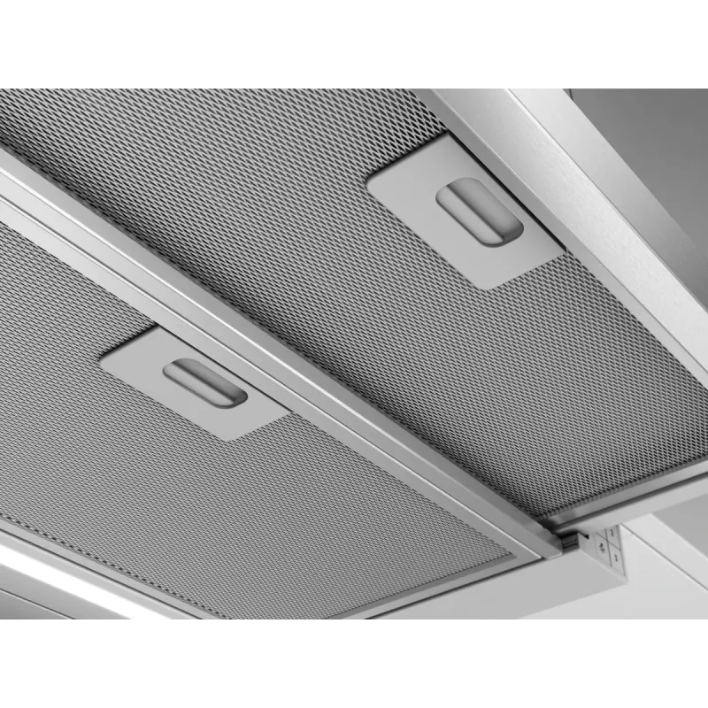 Įmontuojamas gartraukis Electrolux LFP616X, 598 mm plotis, 600 m³/h, pilkas, riebalų filtras, 68 dB
