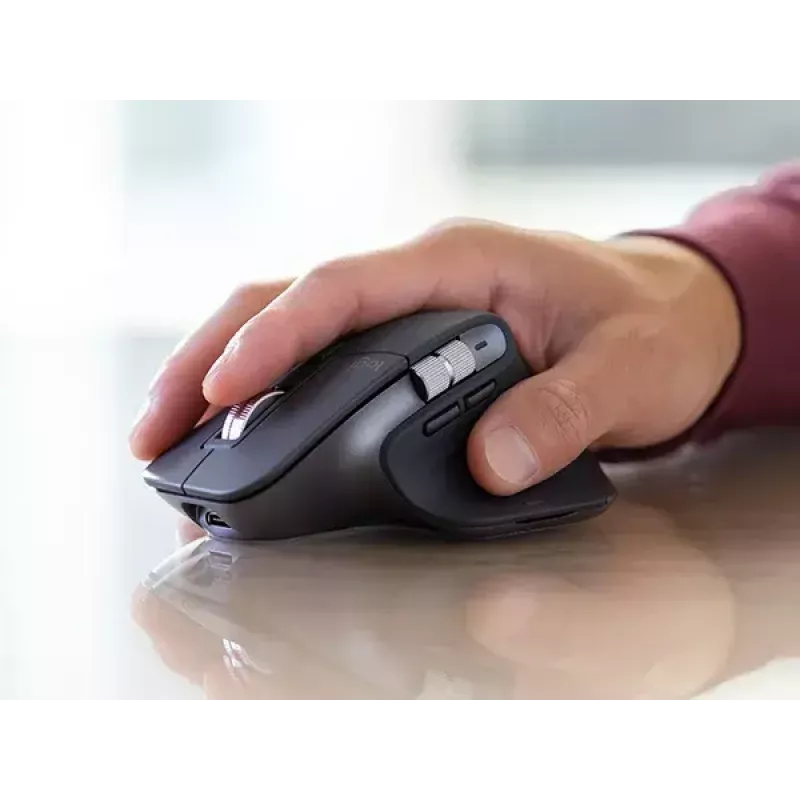 LOGITECH MX Master 3S For Business – belaidė Bluetooth pelė – Graphite
