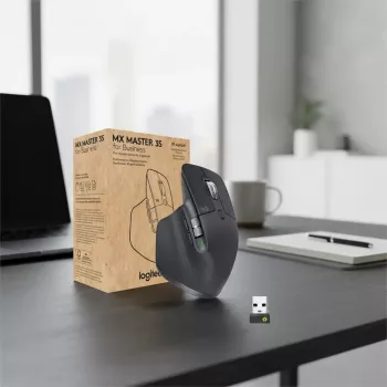 LOGITECH MX Master 3S For Business – belaidė Bluetooth pelė – Graphite