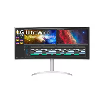Monitorius LG 38BQ85C-W 95,2 cm (37,5 colio) 3840 x 1600 pikselių „Quad HD+“ baltas