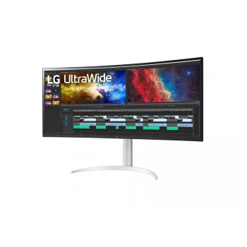 Monitorius LG 38BQ85C-W 95,2 cm (37,5 colio) 3840 x 1600 pikselių „Quad HD+“ baltas