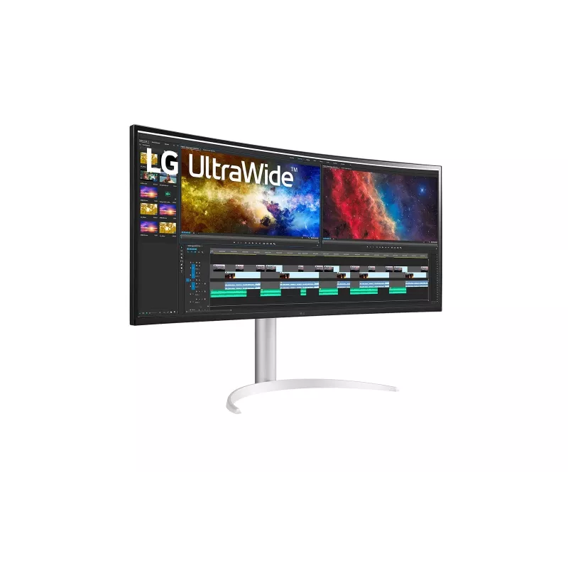Monitorius LG 38BQ85C-W 95,2 cm (37,5 colio) 3840 x 1600 pikselių „Quad HD+“ baltas