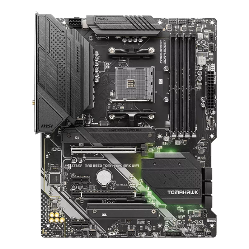 MSI MAG B550 TOMAHAWK MAX WIFI pagrindinė plokštė AMD B550 Socket AM4 ATX