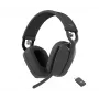 LOGITECH Zone Vibe belaidės ausinės - Graphite (Microsoft Teams versija)