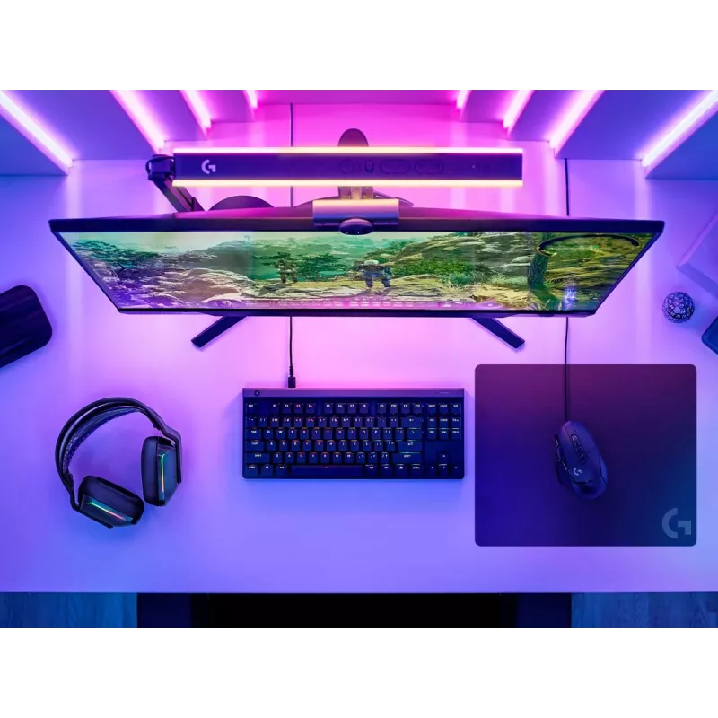 LOGITECH G240 Audininis žaidimų pelės kilimėlis - juodas