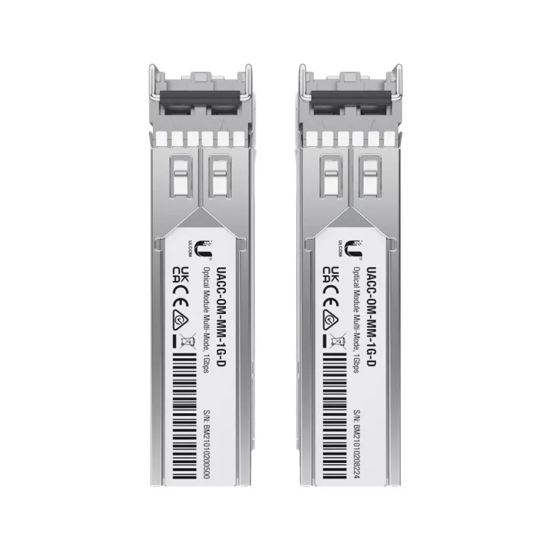 UBIQUITI NETWORKS 1.25 Gbps SFP 2xLC MM 850nm 550m - 2 vnt. (uf-mm-1g)