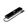 CLUB3D USB4™ Gen3x2 Type-C 6-in-1 Hub su HDMI™ 8K60Hz arba 4K120Hz, 2xUSB Type-A 10G, Ethernet RJ45 2.5G ir 2xUSB Type-C (1x Data 10G, 1x PD3.0 100W įkrovimas)