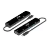 CLUB3D USB4™ Gen3x2 Type-C 6-in-1 Hub su HDMI™ 8K60Hz arba 4K120Hz, 2xUSB Type-A 10G, Ethernet RJ45 2.5G ir 2xUSB Type-C (1x Data 10G, 1x PD3.0 100W įkrovimas)