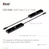 CLUB3D USB4™ Gen3x2 Type-C 6-in-1 Hub su HDMI™ 8K60Hz arba 4K120Hz, 2xUSB Type-A 10G, Ethernet RJ45 2.5G ir 2xUSB Type-C (1x Data 10G, 1x PD3.0 100W įkrovimas)