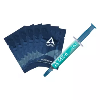 ARCTIC MX-6 ULTIMATE Performance terminė pasta + MX valiklis, termo tepalas, pilka, 4 g, 1 vnt., 66 mm, 120 mm