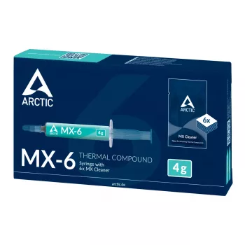 ARCTIC MX-6 ULTIMATE Performance terminė pasta + MX valiklis, termo tepalas, pilka, 4 g, 1 vnt., 66 mm, 120 mm