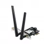 Vidinė WLAN kortelė ASUS PCE-AXE5400 – PCIe, Wi‑Fi 6E trijuostė (2.4/5/6 GHz), 2402 Mbps, Bluetooth 5.2