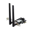 Vidinė WLAN kortelė ASUS PCE-AXE5400 – PCIe, Wi‑Fi 6E trijuostė (2.4/5/6 GHz), 2402 Mbps, Bluetooth 5.2