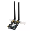 Vidinė WLAN kortelė ASUS PCE-AXE5400 – PCIe, Wi‑Fi 6E trijuostė (2.4/5/6 GHz), 2402 Mbps, Bluetooth 5.2