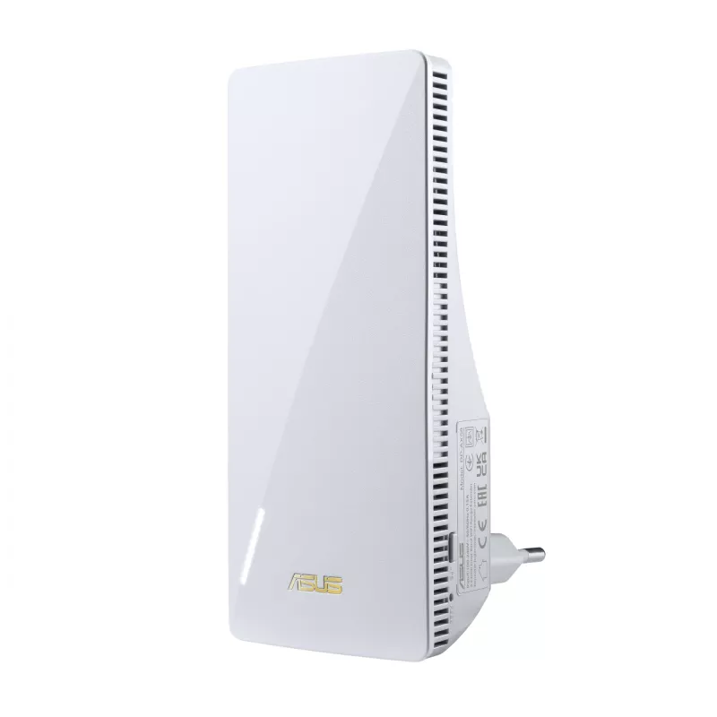 Tinklo siųstuvas ASUS RP-AX58 – dviejų juostų Wi‑Fi 6 (802.11ax), 2400 Mbps, 1× Gigabit LAN, 2 vidinės antenos, baltas