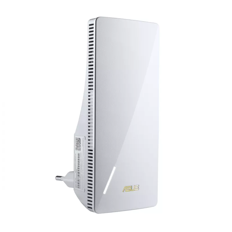 Tinklo siųstuvas ASUS RP-AX58 – dviejų juostų Wi‑Fi 6 (802.11ax), 2400 Mbps, 1× Gigabit LAN, 2 vidinės antenos, baltas