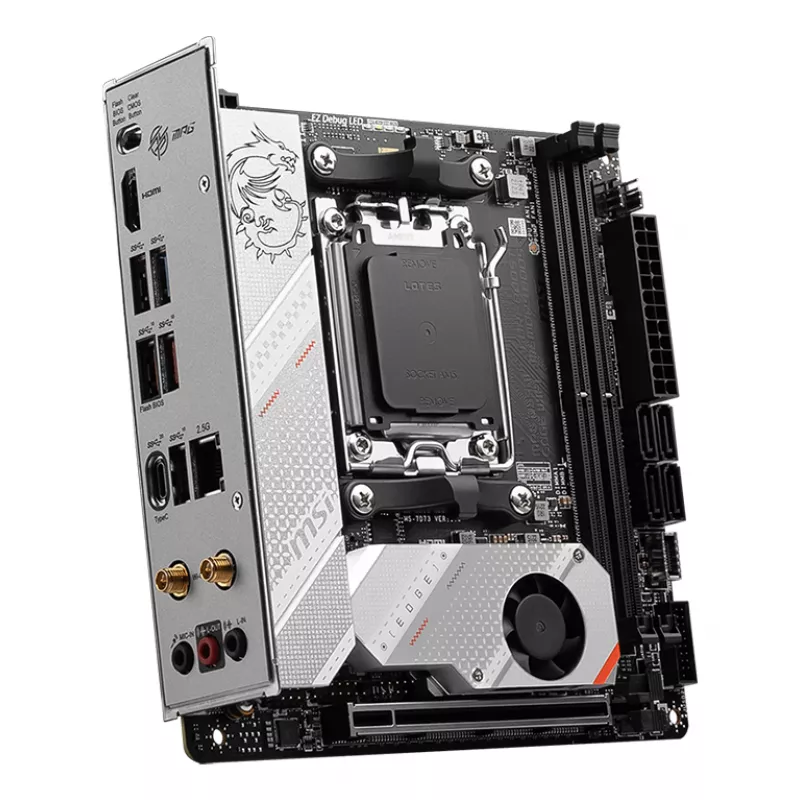 MSI MPG B650I EDGE WIFI pagrindinė plokštė AMD B650 Socket AM5 mini ITX