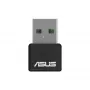 Belaidis USB adapteris ASUS USB-AX55 Nano AX1800 Wi-Fi 6 dviejų juostų, 1800 Mbps, juodas
