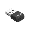 Belaidis USB adapteris ASUS USB-AX55 Nano AX1800 Wi-Fi 6 dviejų juostų, 1800 Mbps, juodas