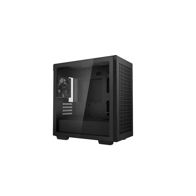 Korpusas DeepCool CH370 Mini Tower – microATX/Mini-ITX, grūdintas stiklas, palaiko iki 32 cm GPU