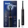 Oral-B Pro 3 Pro3 3000 suaugusiųjų sukamoji-osciliuojanti dantų šepetėlis, juodas