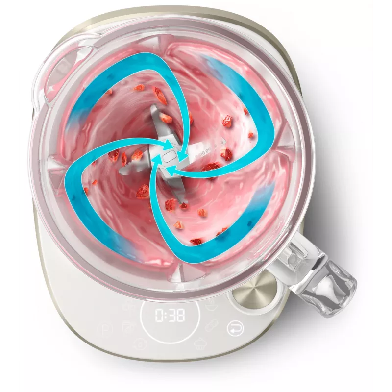 Philips 7000 serijos HR3760/01 stalo blenderis 2 L 1500 W Nerūdijantis plienas, Baltas
