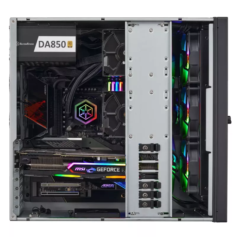 Serverio korpusas Silverstone SST-RM44 4U juodas ATX 240/360 mm