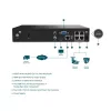 TP-Link VIGI NVR1004H-4P 4 kanalų PoE+ tinklo vaizdo registratorius