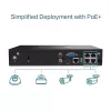 TP-Link VIGI NVR1004H-4P 4 kanalų PoE+ tinklo vaizdo registratorius