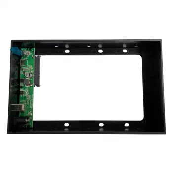 Išorinis HDD/SSD dėklas LC-Power LC-35U3-C 3.5 colio juodas USB Type-C 6 Gbit/s