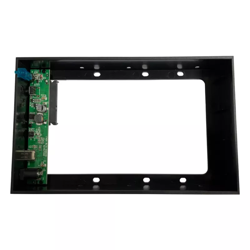 Išorinis HDD/SSD dėklas LC-Power LC-35U3-C 3.5 colio juodas USB Type-C 6 Gbit/s