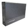 Išorinis HDD/SSD dėklas LC-Power LC-35U3-C 3.5 colio juodas USB Type-C 6 Gbit/s