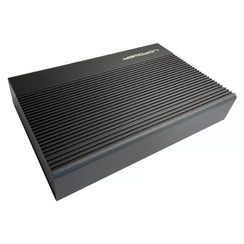 Išorinis HDD/SSD dėklas LC-Power LC-35U3-C 3.5 colio juodas USB Type-C 6 Gbit/s