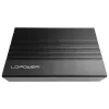 Išorinis HDD/SSD dėklas LC-Power LC-35U3-C 3.5 colio juodas USB Type-C 6 Gbit/s